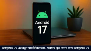 অ্যান্ড্রয়েড ১৭-এর নতুন স্বচ্ছ ইন্টারফেস . ফোনের লুক পাল্টে দেবে অ্যান্ড্রয়েড ১৭