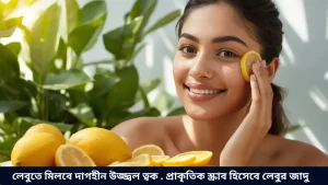 লেবুতে মিলবে দাগহীন উজ্জ্বল ত্বক . প্রাকৃতিক স্ক্রাব হিসেবে লেবুর জাদু