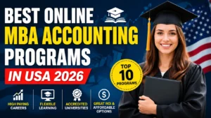 Best online MBA accounting programs in USA 2026